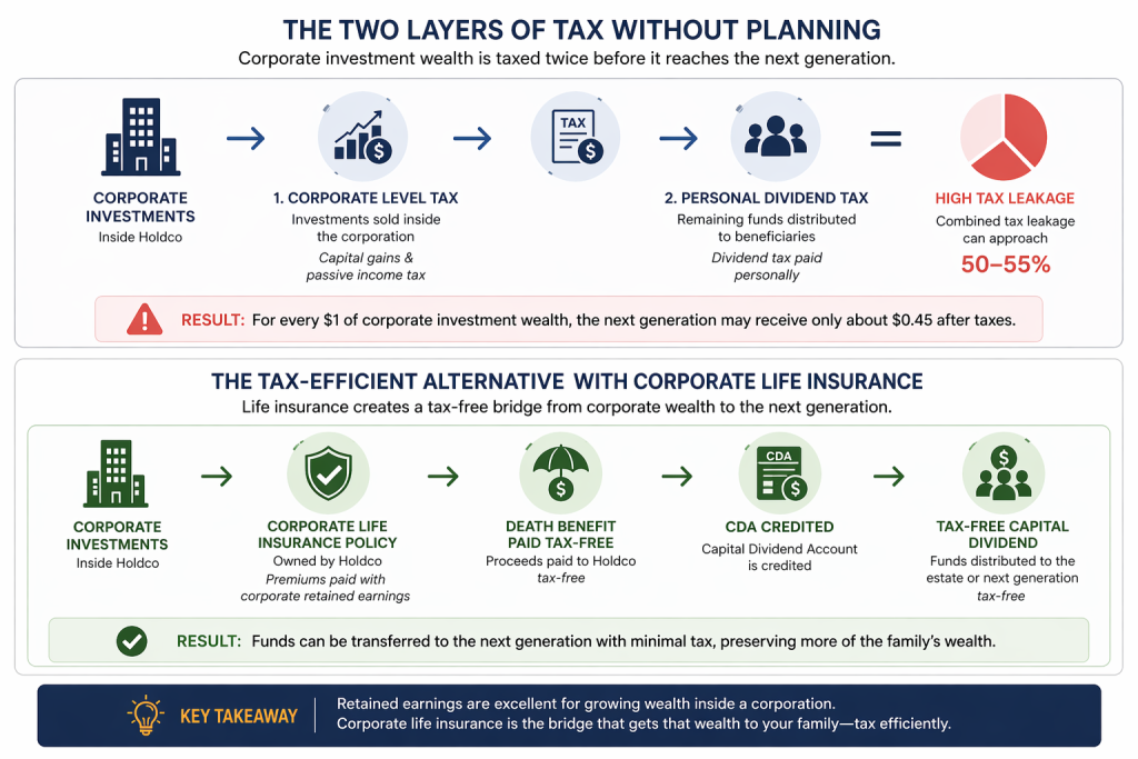 Two layers of tax without planning